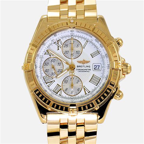 breitling watch gold